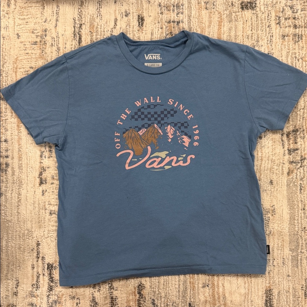Vans Kids Blue Graphic Tee